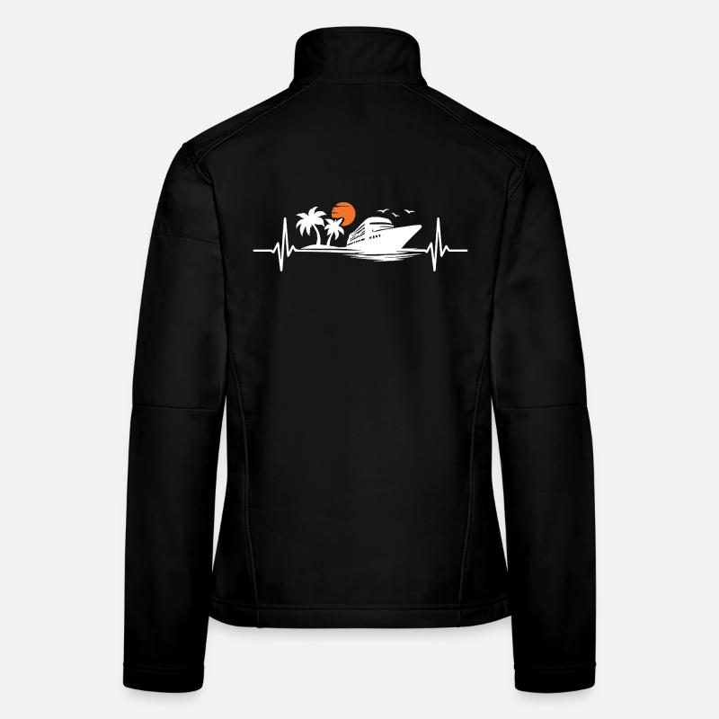 Kreuzfahrt Herzschlag Urlaub Kreuzfahrtschiff Frauen Softshelljacke