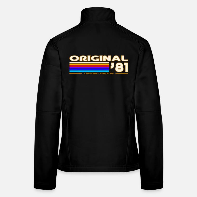 Original 81 Vintage Rainbow Women's Softshell Jacket