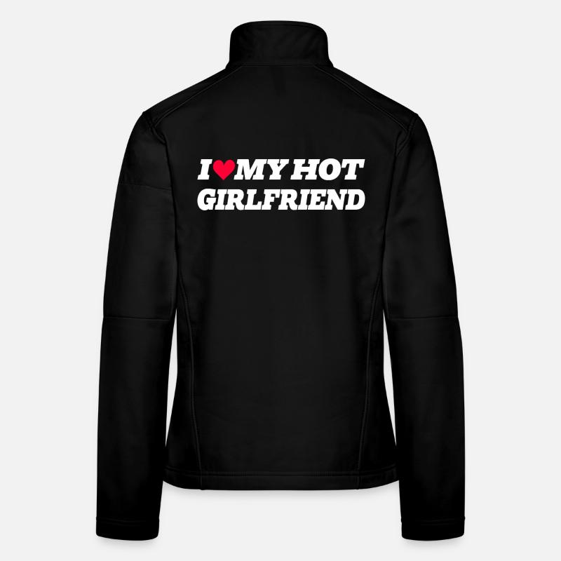 J'aime ma copine sexy Veste en tissu softshell Femme