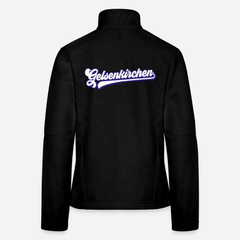 Gelsenkirchen Text | Farben änderbar Frauen Softshelljacke