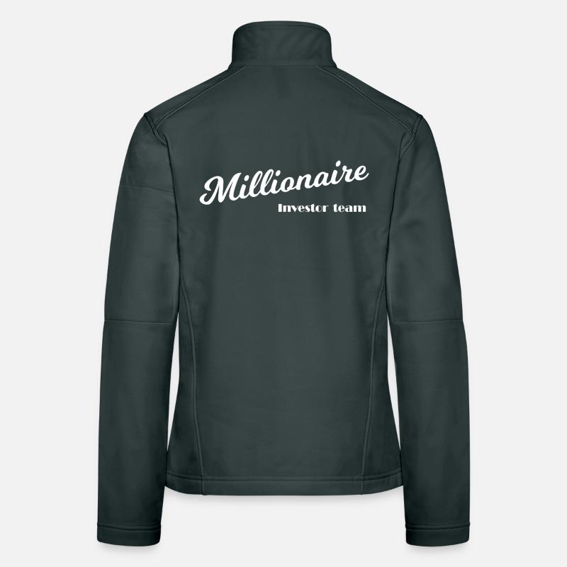 Millionnaires et capitalistes Veste en tissu softshell Femme