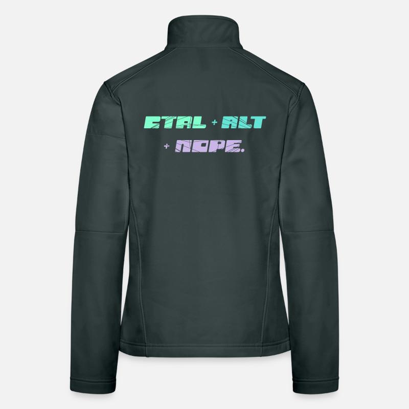 CTRL ALT NOPE - IT Motiv Frauen Softshelljacke