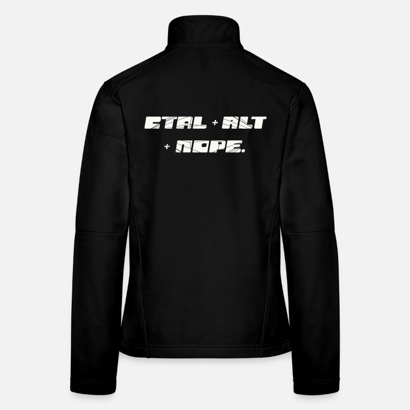 CTRL ALT Nope Women's Softshell Jacket