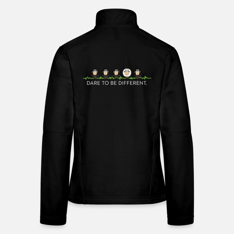 Be Different – Schwarzes Schaf Frauen Softshelljacke