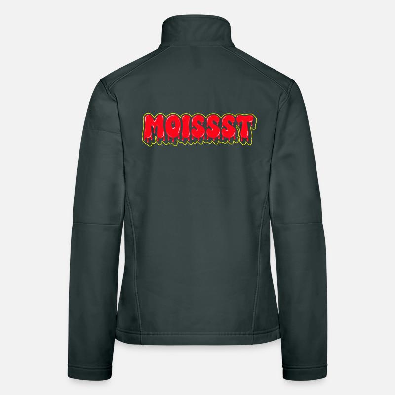 Moist Fat Font Wortzeichen Frauen Softshelljacke