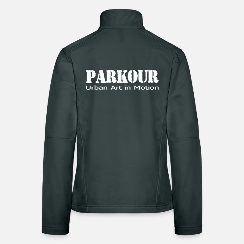 Parkour Veste en tissu softshell Femme