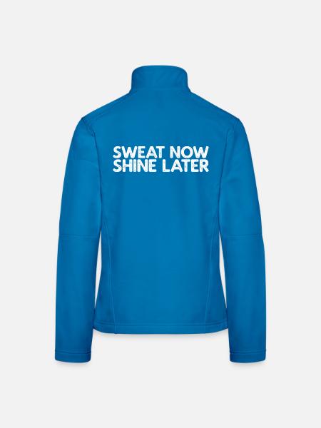 Sweat Now Shine Later - Women's Softshell Jacket - black - Back