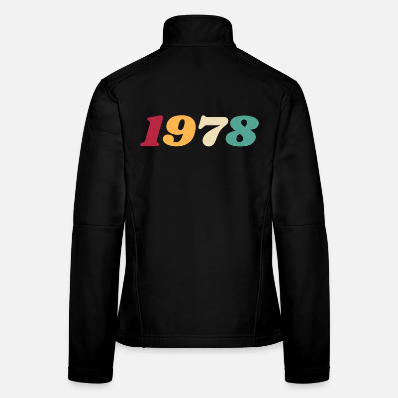 1978 Geschenk 1978 Geburtstag 1978 Retro 1978 Frauen Softshelljacke