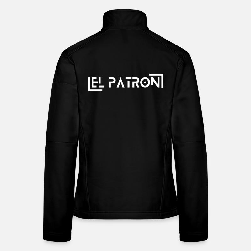 El Patron Lettering – Stylischer Spruch Frauen Softshelljacke