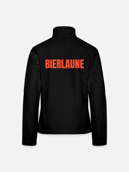 Bierlaune Shirt – Lustiges Frühlingsfest Bier Fest - Frauen Softshelljacke - Schwarz - Hinten