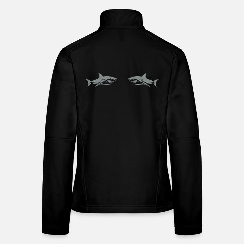 Requins Veste en tissu softshell Femme