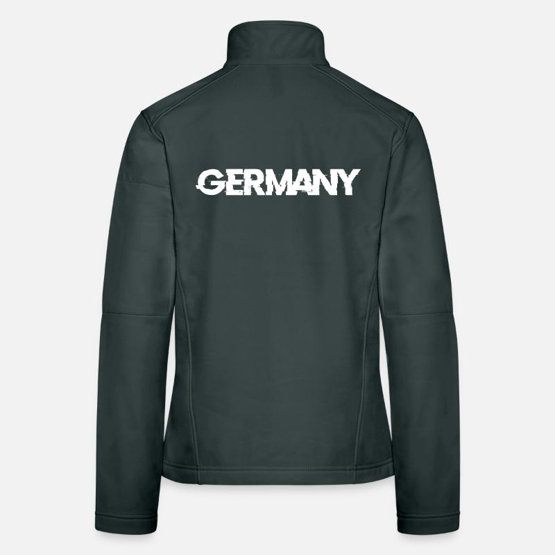 Germany Back Women's Softshell Jacket