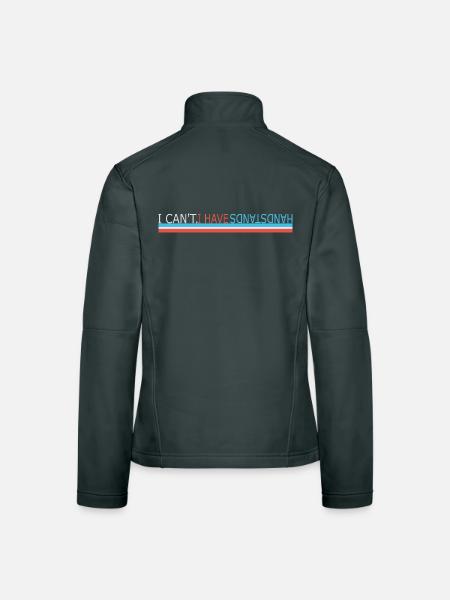 J’ai le poirier - Veste en tissu softshell Femme - noir - Dos