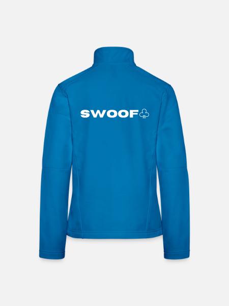 Swoof ♧ br switzerland I can't see the design - Women's Softshell Jacket - mouse grey - Back