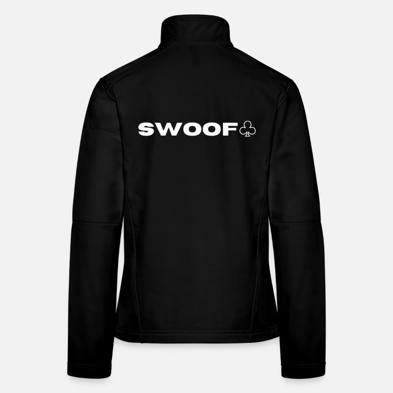 Swoof ♧ br schweiz Ich kann das Design nicht sehen - Frauen Softshelljacke - Schwarz