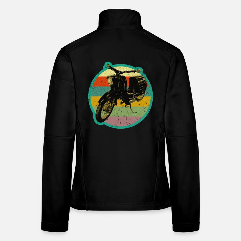 Moped Schwalbe retro Simmi Frauen Softshelljacke