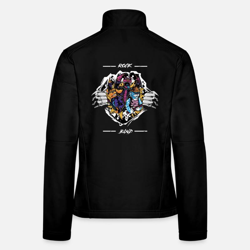 Groupe de rock Veste en tissu softshell Femme