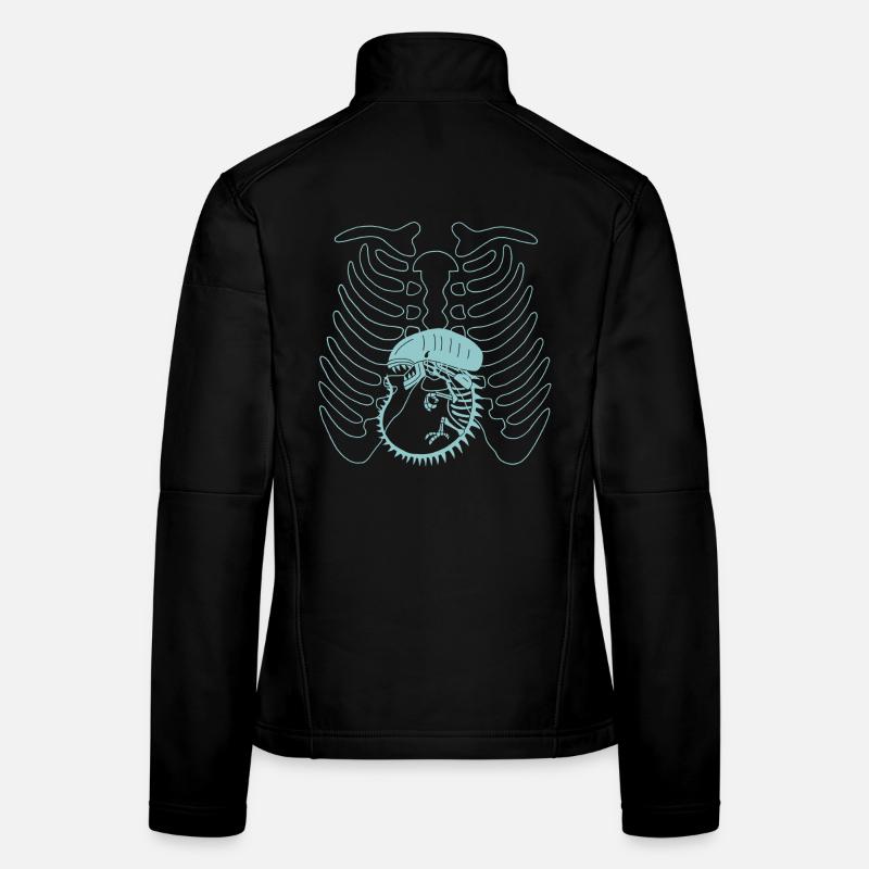 Das Monster in dir - Frauen Softshelljacke - Schwarz