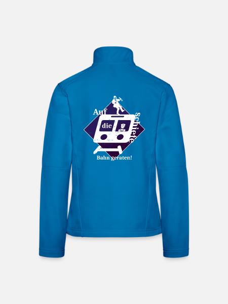 Schiefe Bahn - Frauen Softshelljacke - Schwarz - Hinten