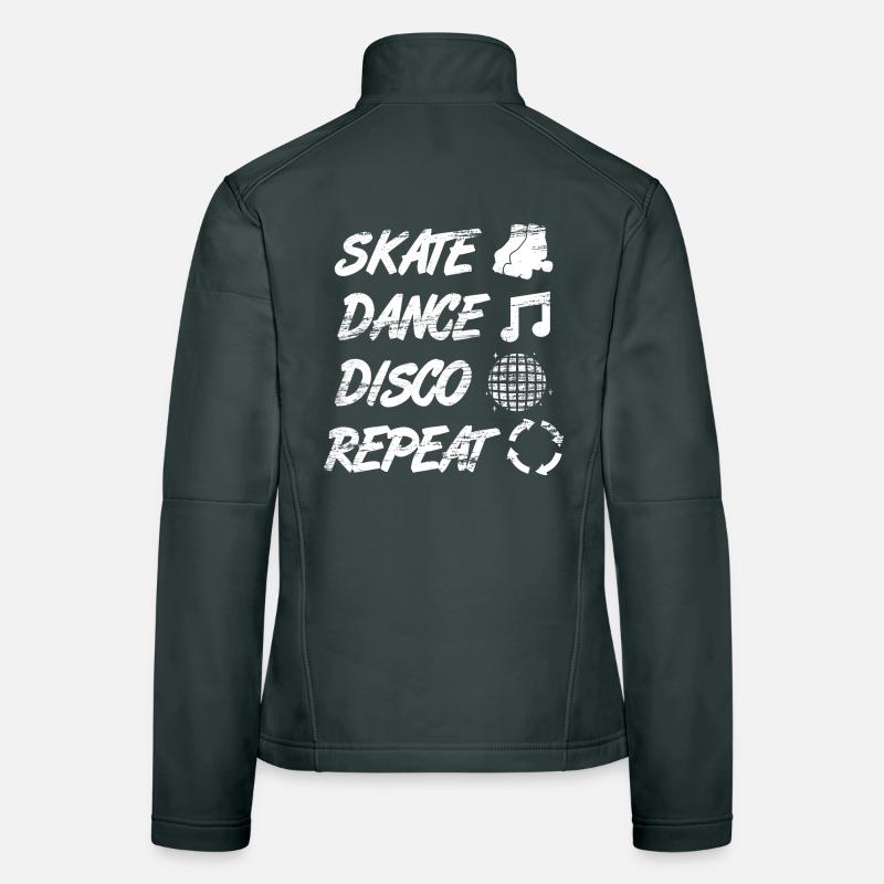 Roller Skating Disco Women's Softshell Jacket