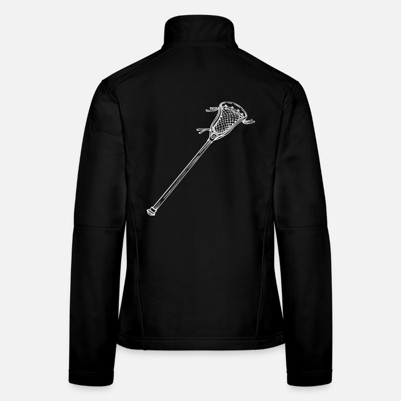 Lacrosseschläger Zeichnung Frauen Softshelljacke