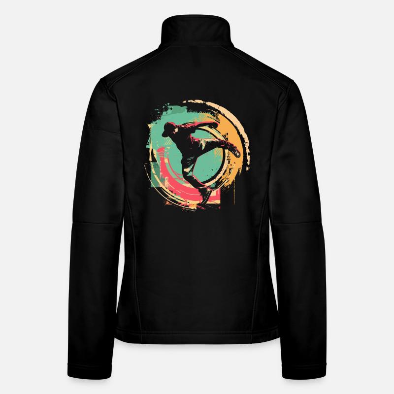 Oldschool B-Boy Frauen Softshelljacke