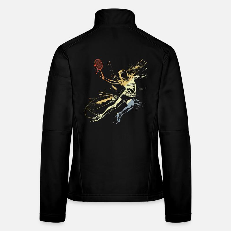 Badminton Mme Grafitti Veste en tissu softshell Femme