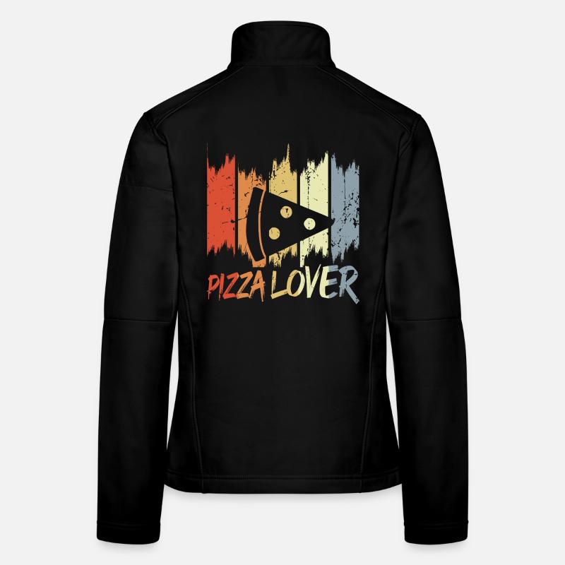 Vintage Pizza Lover Women's Softshell Jacket