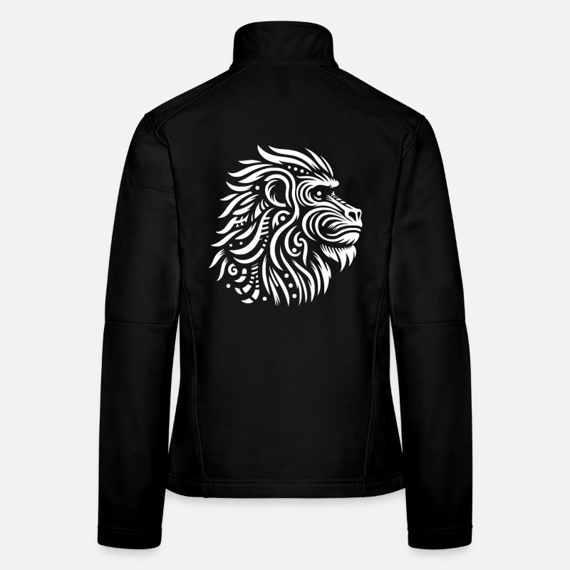 Mandrill tribal Veste en tissu softshell Femme