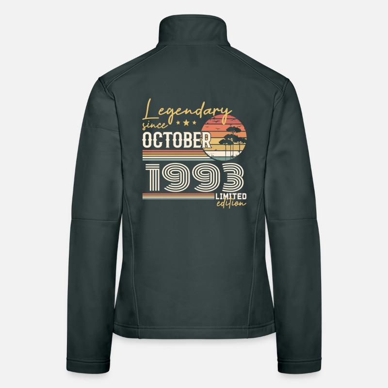 October 1993 Gift - Awesome Since October 1993 Women's Softshell Jacket
