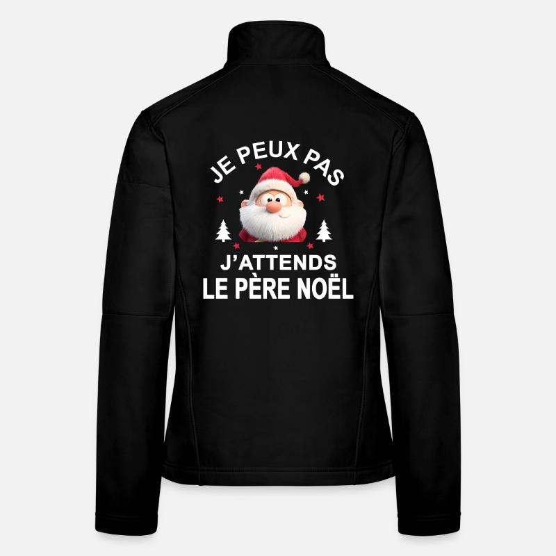 Ich kann nicht. Ich warte auf das Weihnachtsmann-Geschenk. Frauen Softshelljacke