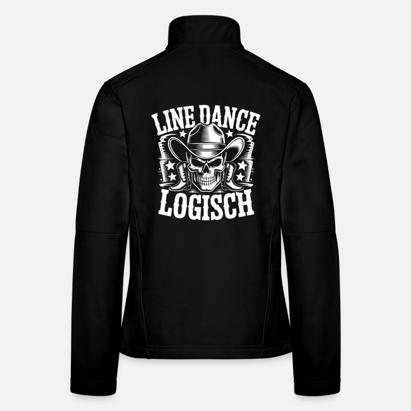 Line Dance Logical Skull Women's Softshell Jacket