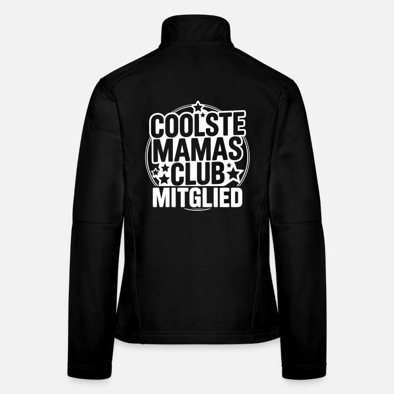 Coolste Mamas Club Mitglied Frauen Softshelljacke