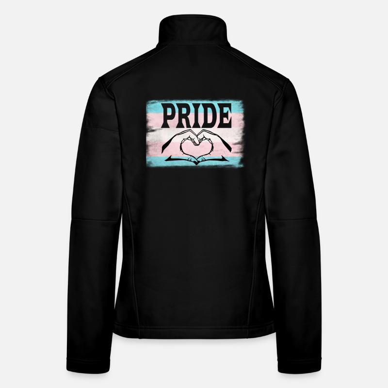 Pride transgenre Veste en tissu softshell Femme