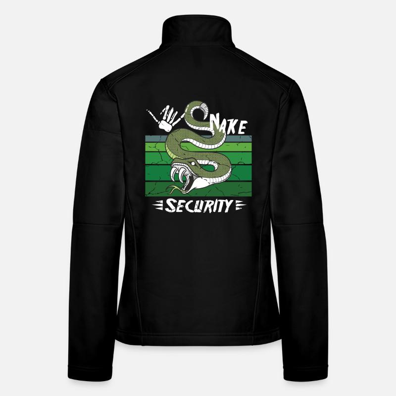 Sécurité des serpents Veste en tissu softshell Femme