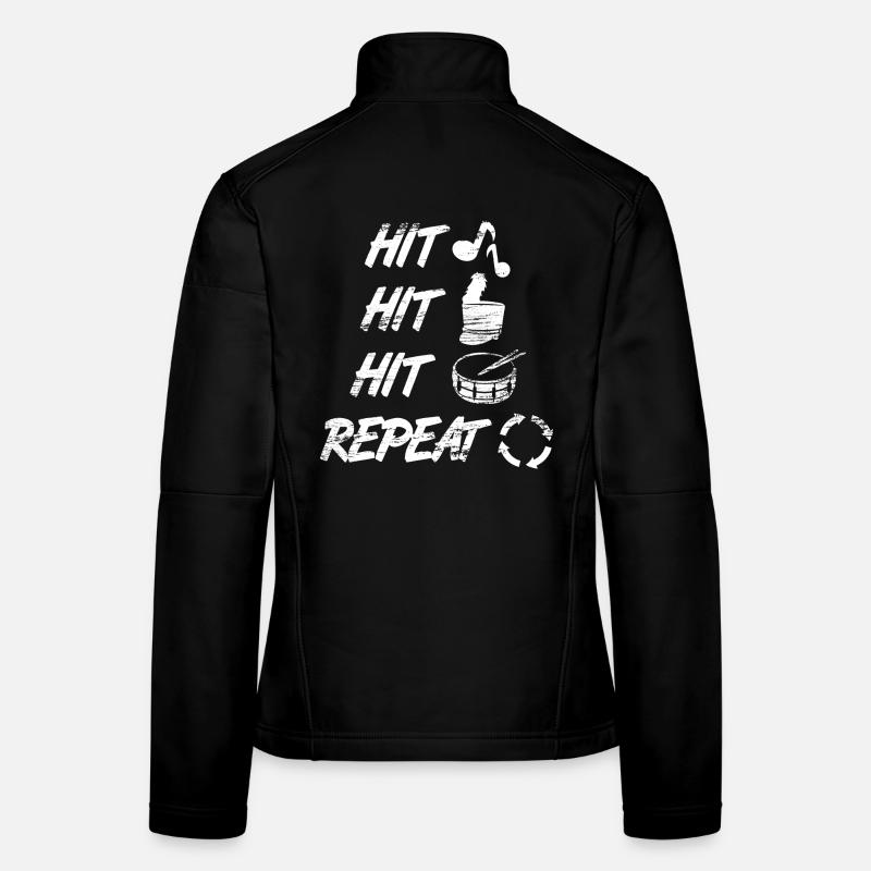 Snare Drums Spruch Frauen Softshelljacke