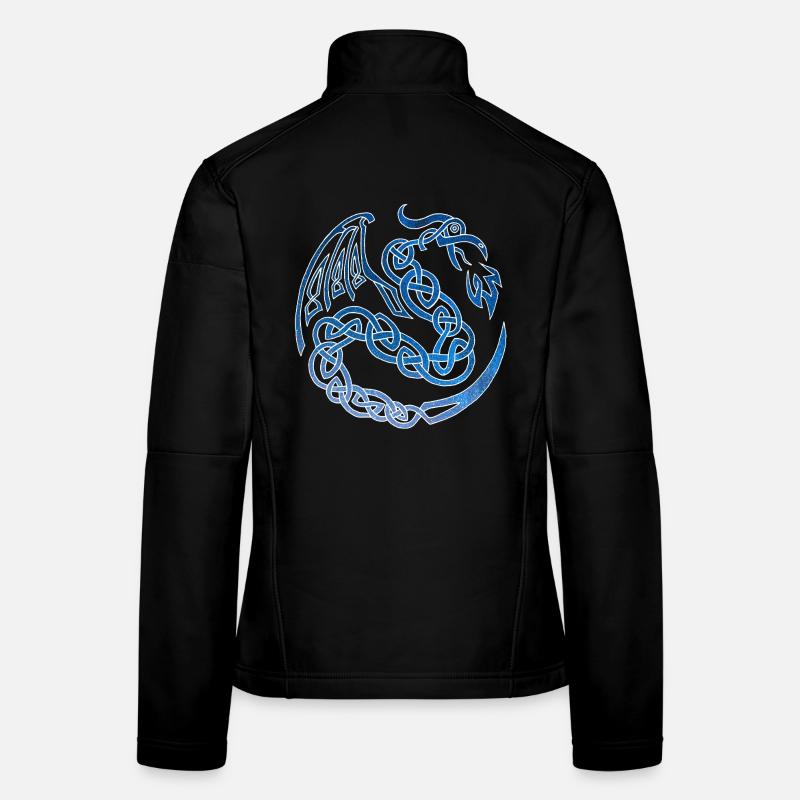 Galaktischer keltischer Drache Frauen Softshelljacke