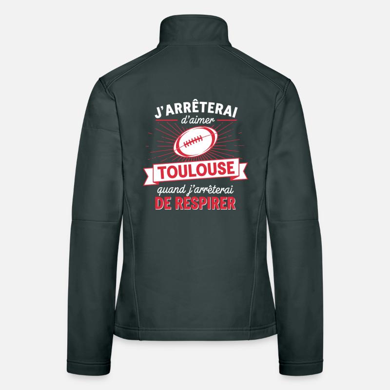 Supporter Rugby Humour Toulouse Women's Softshell Jacket