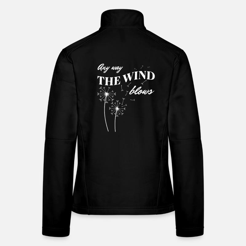 Any Way the Wind Blows – Dandelion Freedom Frauen Softshelljacke