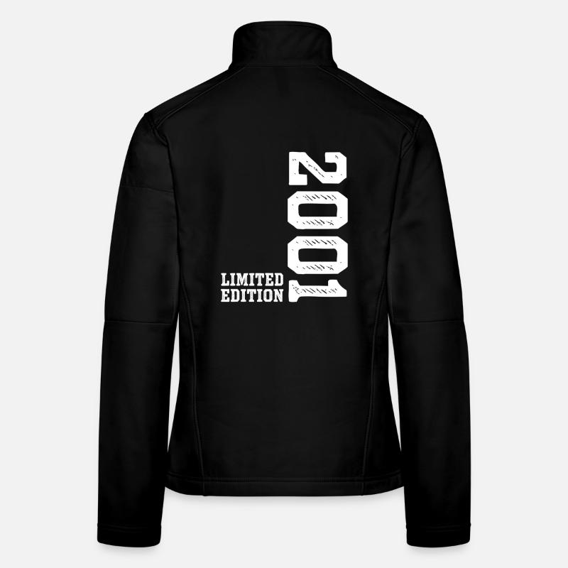 25e anniversaire 2001 Édition limitée Garçons filles Veste en tissu softshell Femme