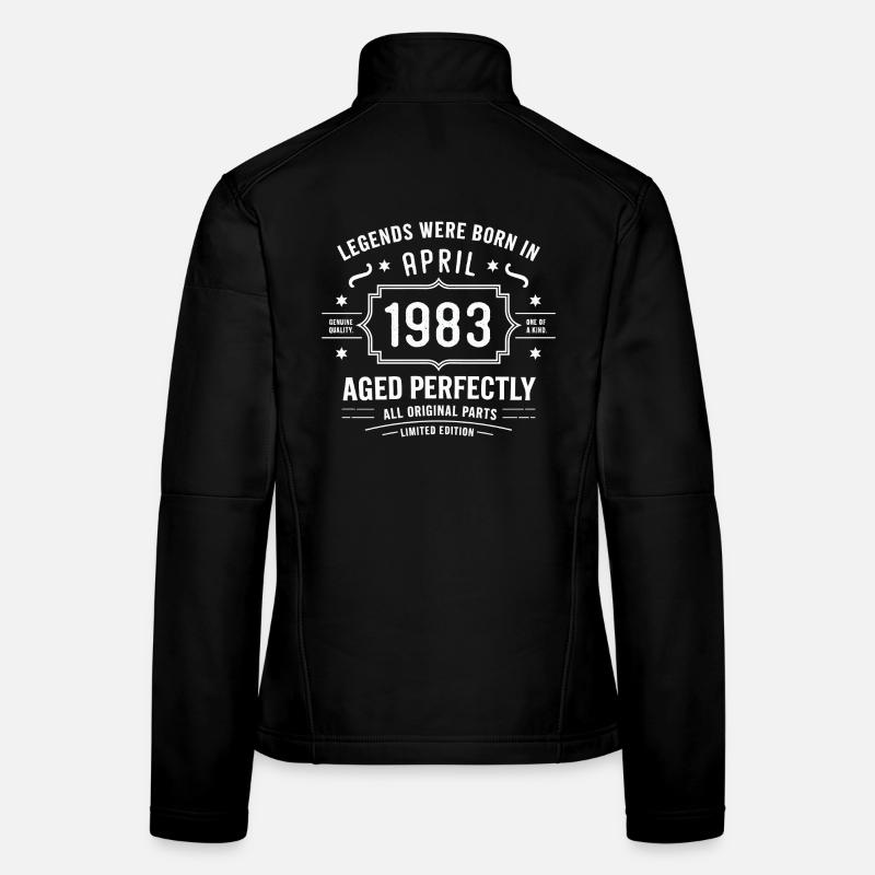 Avril 1983 Veste en tissu softshell Femme