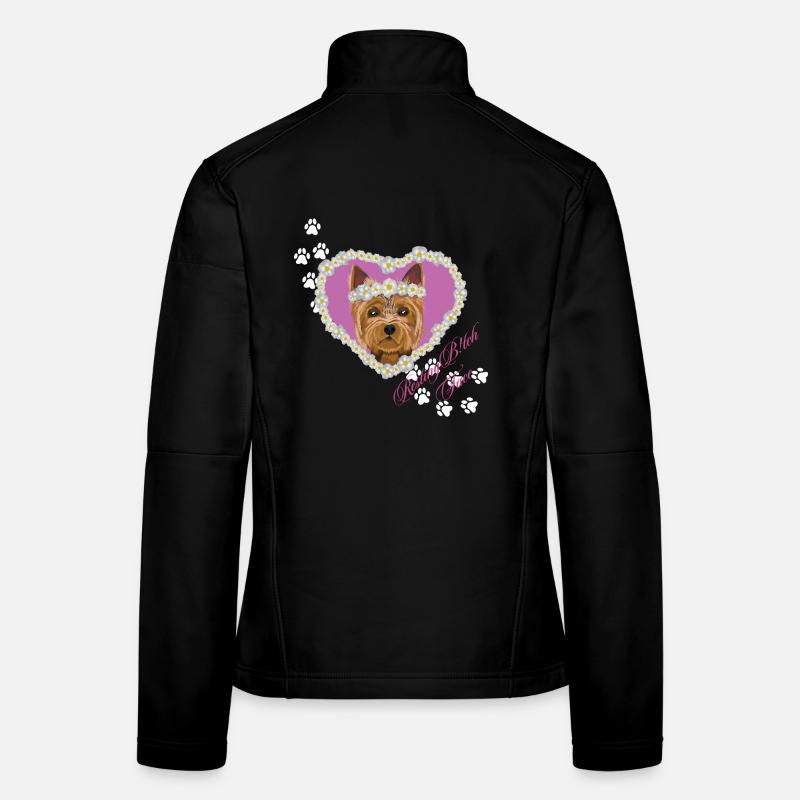 Resting B!tch Face Yorksire Terrier Women's Softshell Jacket
