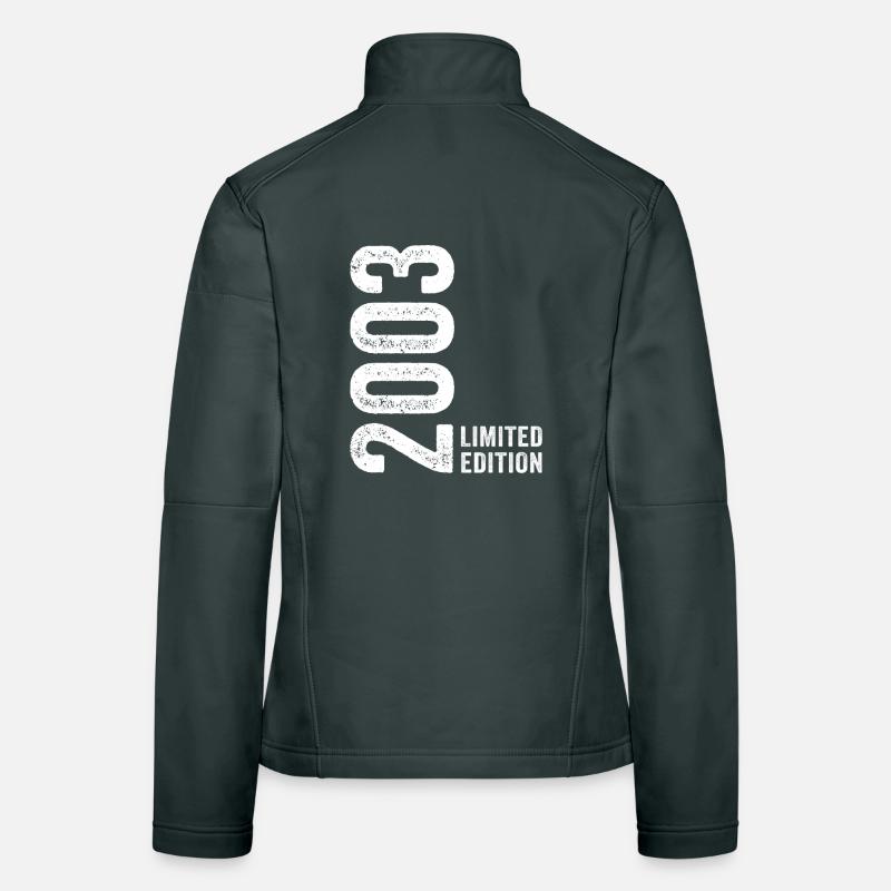 2003 Édition Limitée 23 ans anniversaire Veste en tissu softshell Femme