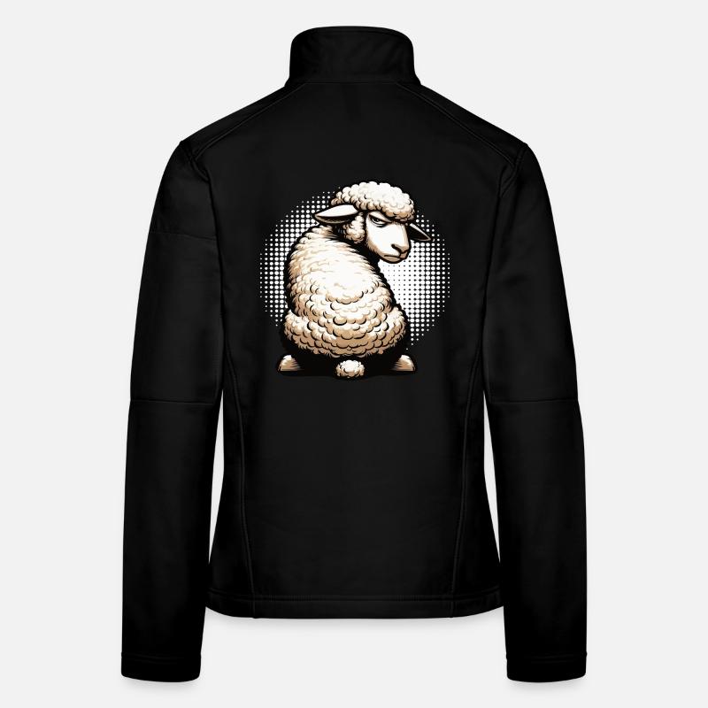 Schaf Schafe Schäfer Schafhalter Schafbock Frauen Softshelljacke