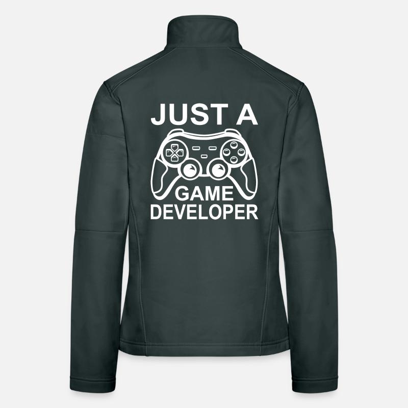 Funny game developer Women's Softshell Jacket
