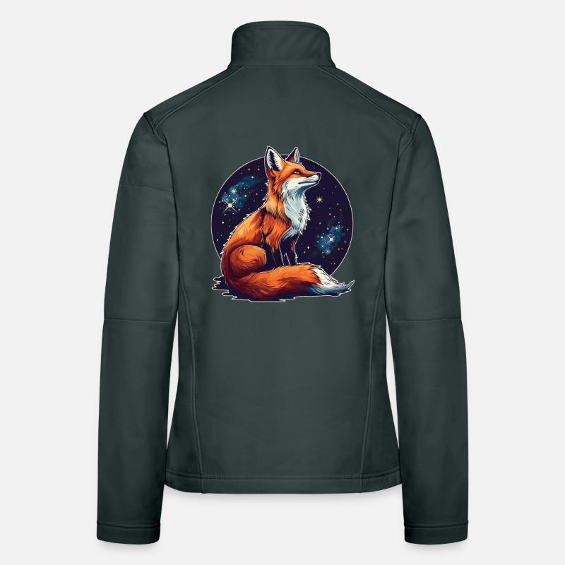 Fox with stars Women's Softshell Jacket