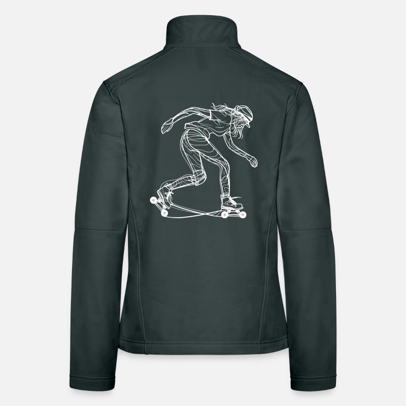 Rollschuh Mädchen Frauen Softshelljacke