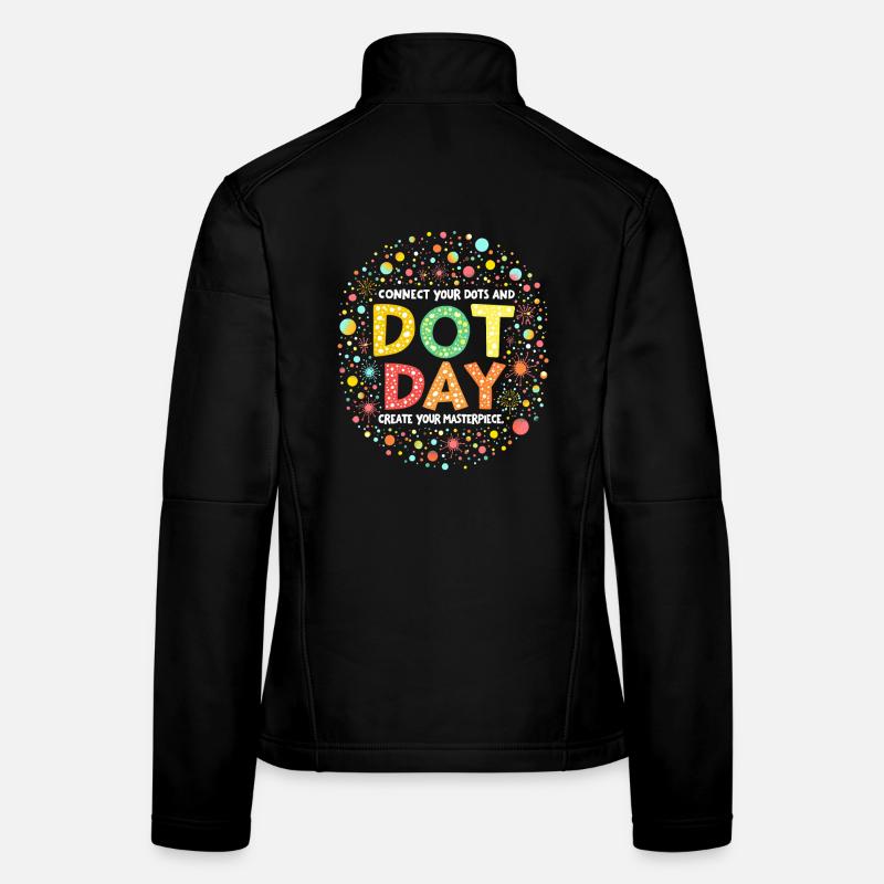 DOT DAY, CONNECTEZ VOS POINTS CRÉEZ VOTRE CHEF-D’ŒUVRE Veste en tissu softshell Femme