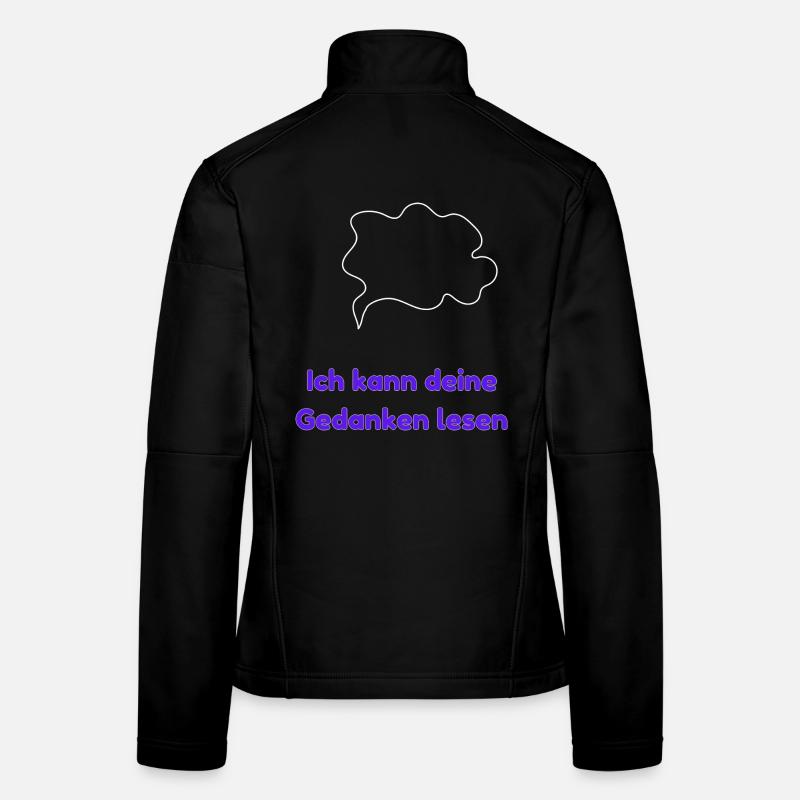 Je peux lire dans tes pensées Veste en tissu softshell Femme