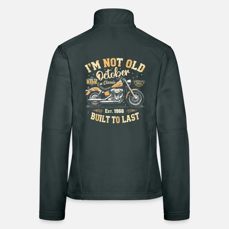 Anniversaire Octobre 1966 Anniversaire Octobre 1966 Veste en tissu softshell Femme